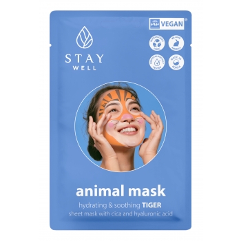 12067 STAY Well Animal Mask TIGER 4745090049343.jpg