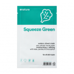 E NATURE Squeeze Green освежающая тканевая маска 22 г